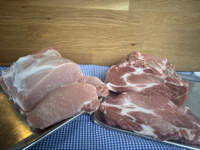 Rind- und Schweinefleisch