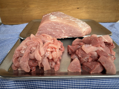 Rind- und Schweinefleisch