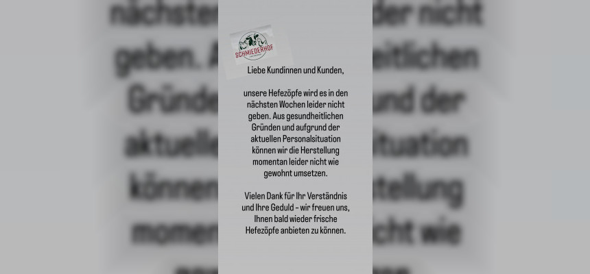 Keine Hefezöpfe 