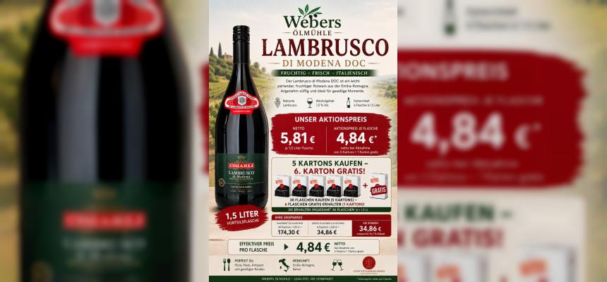 Lambrusco di Modena DOC im Angebot