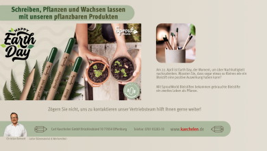 Schreiben, pflanzen und wachsen lassen