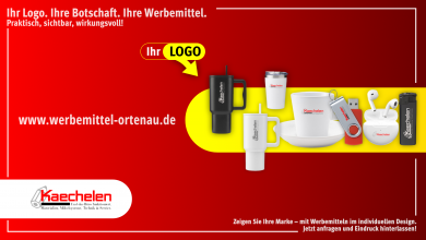 Ihr Logo. Ihre Botschaft. Ihre Werbemittel.