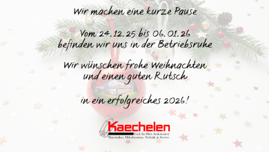 Frohe Weihnachten und einen guten Rutsch