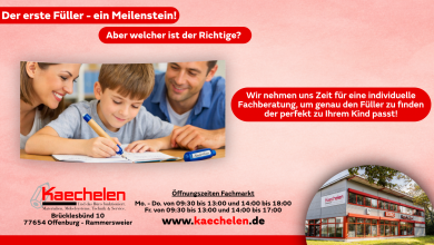 Der erste Füller - ein Meilenstein!