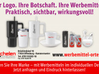 Ihr Logo. Ihre Botschaft. Ihre Werbemittel.