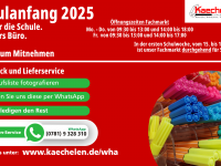 Schulstart ohne Streß - bei Kaechelen