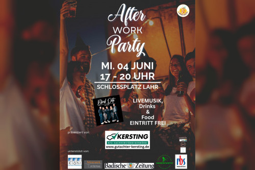 After-Work-Party in Lahr: Livemusik, Drinks und gute Laune auf dem Schlossplatz