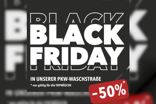 Unschlagbare Vorteile des Black Friday Angebots der Waschstraße Günther Energie und Service