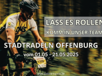 Wir sind dieses Jahr wieder dabei und freuen uns auf das Stadtradeln!