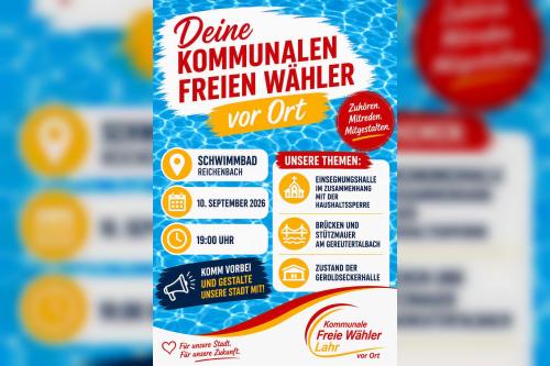 Einsegnungshalle, Brücken, Geroldseckerhalle: Freie Wähler laden nach Reichenbach
