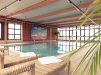 Schwimmbad und Saunabereich im Hotel Mercure