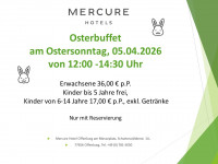 Osterbuffet am Ostersonntag