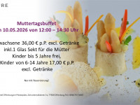 Muttertagsbuffet am 10.05.2026