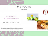 Neuer Wein und Zwiebelkuchen