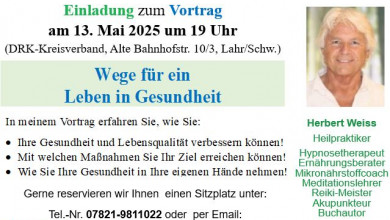 Wie man mit relativ einfachen Mitteln die eigene Gesundheit - und damit die Lebensqualität verbesser