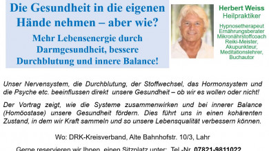 Mehr Lebensenergie durch Darmgesundheit, bessere Durchblutung und innere Balance!