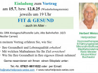Wie man mit relativ einfachen Mitteln die eigene Gesundheit - und damit die Lebensqualität erhalten 