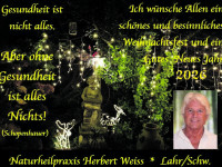 Frohe und besinnliche Weihnachtsfeiertage