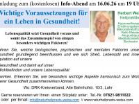 Lebensqualität setzt Gesundheit voraus und somit das Zusammenspiel von einigen besonders wichtigen F