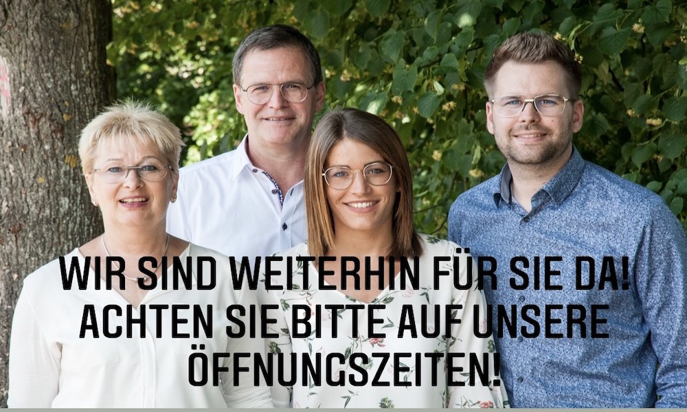 WIR SIND WEITERHIN FÜR SIE DA