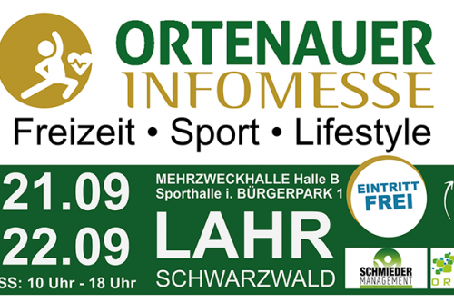 NEU TOP EVENT 2024 - Ortenauer Infomesse Freizeit - Sport - Lifestyle - jetzt Aussteller werden!