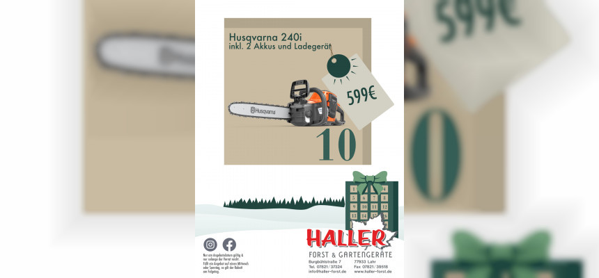 Türchen 10. Husqvarna 240i Set