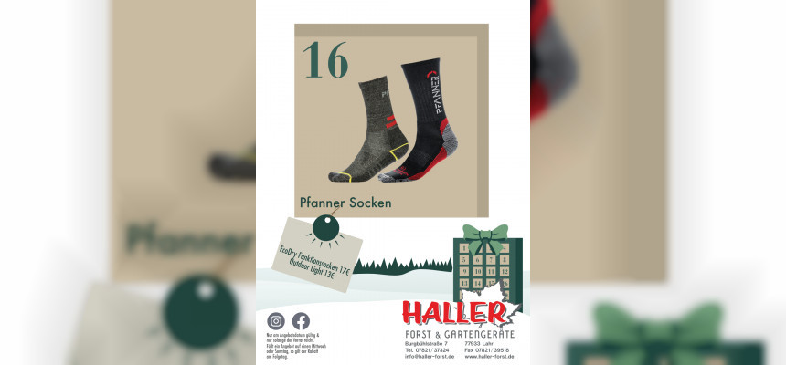 Türchen 16. Pfanner Socken