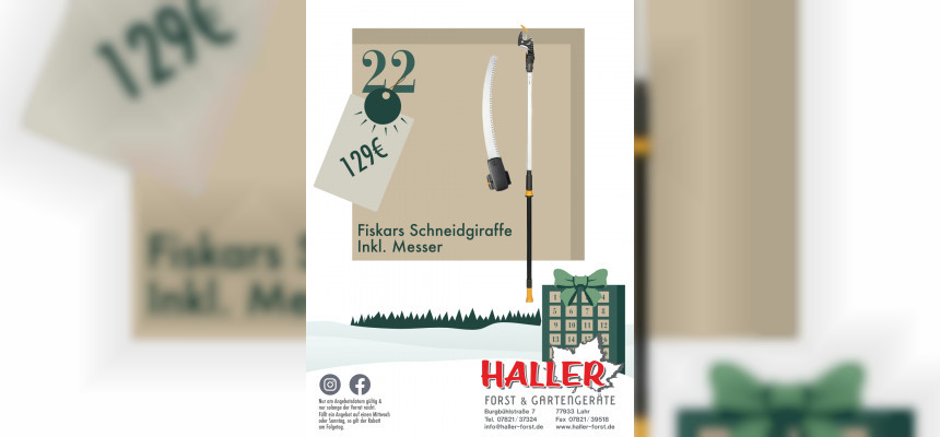 Türchen 22. Fiskars Schneidgiraffe