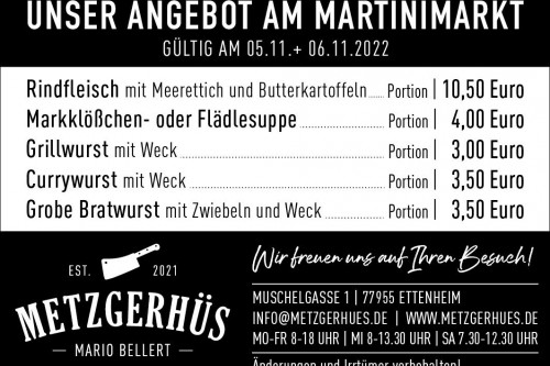 Unser Wochenangebot bei Metzgerhüs Mario Bellert in Ettenheimm