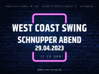 West Coast Swing Schnupperabend 29.04.2023