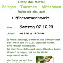 Pflanzentauschmarkt am Demeterhof Schindler