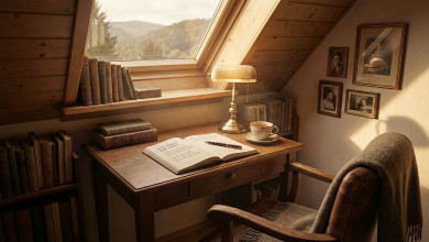 Der Acherner Lyriker gewährt Einblick in seinen kreativen Rückzugsort – und kündigt eine neue Rubrik