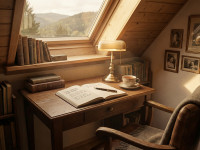 Der Acherner Lyriker gewährt Einblick in seinen kreativen Rückzugsort – und kündigt eine neue Rubrik