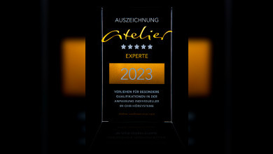 Atelier-Experten-Auszeichnung